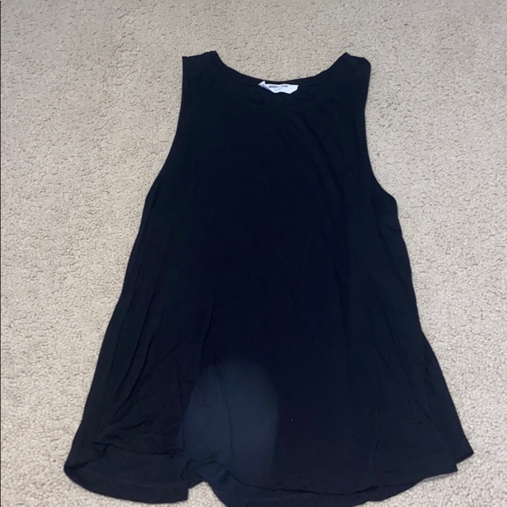 Black tank top